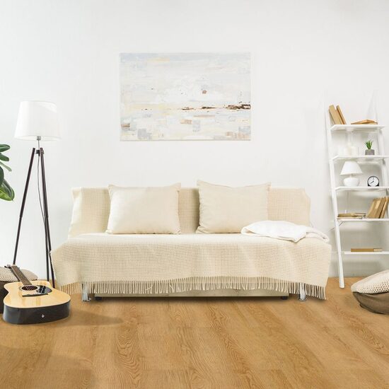 Kvartsvinylgolv SPC Platano 1405 / 5 mm / klass 34 / klick (~310 SEK/m²)